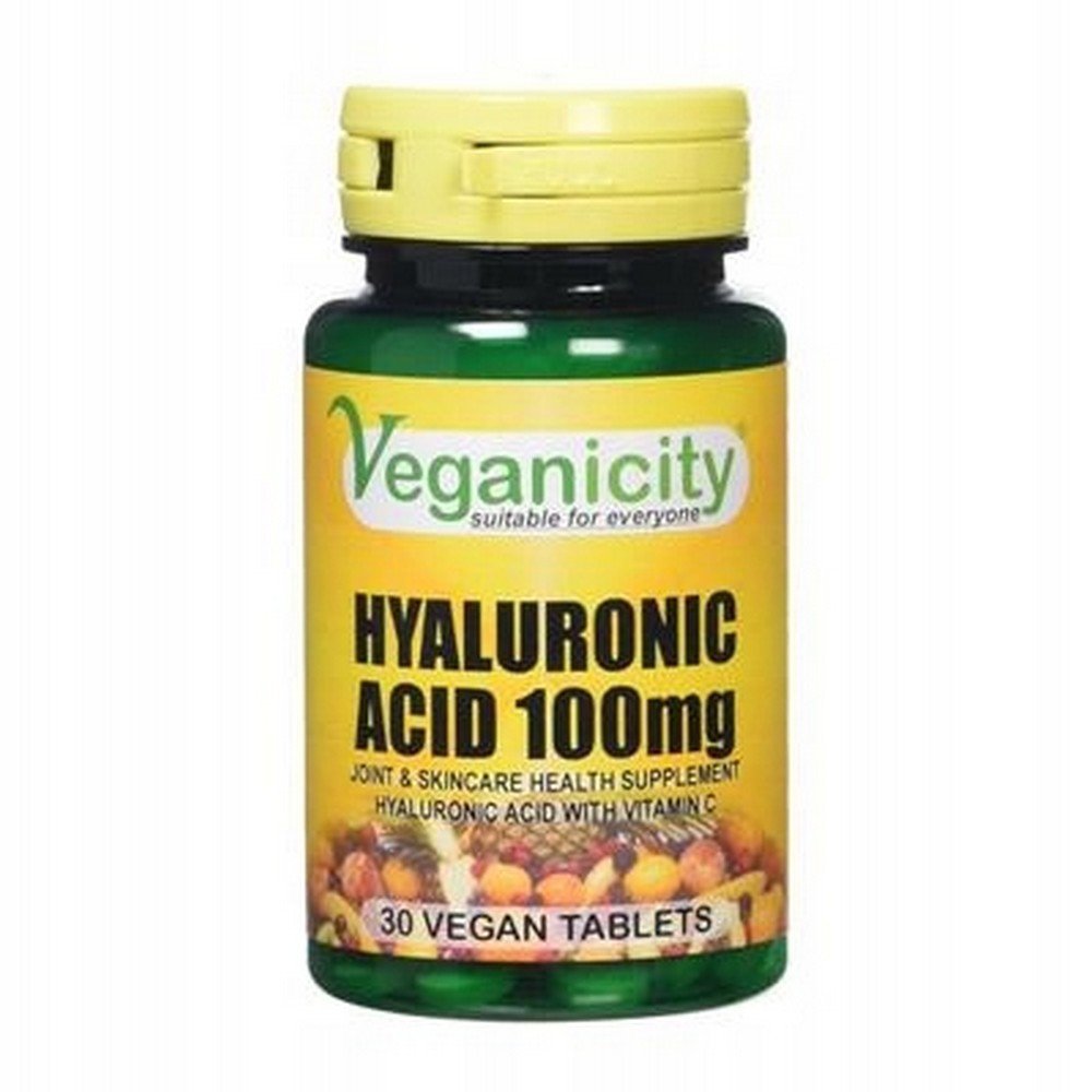 hyaluronic acid 100 mg tablets 30 pcs veganicity Veganicity Hyaluronic Acid 100 mg Tablets 30 Pieces