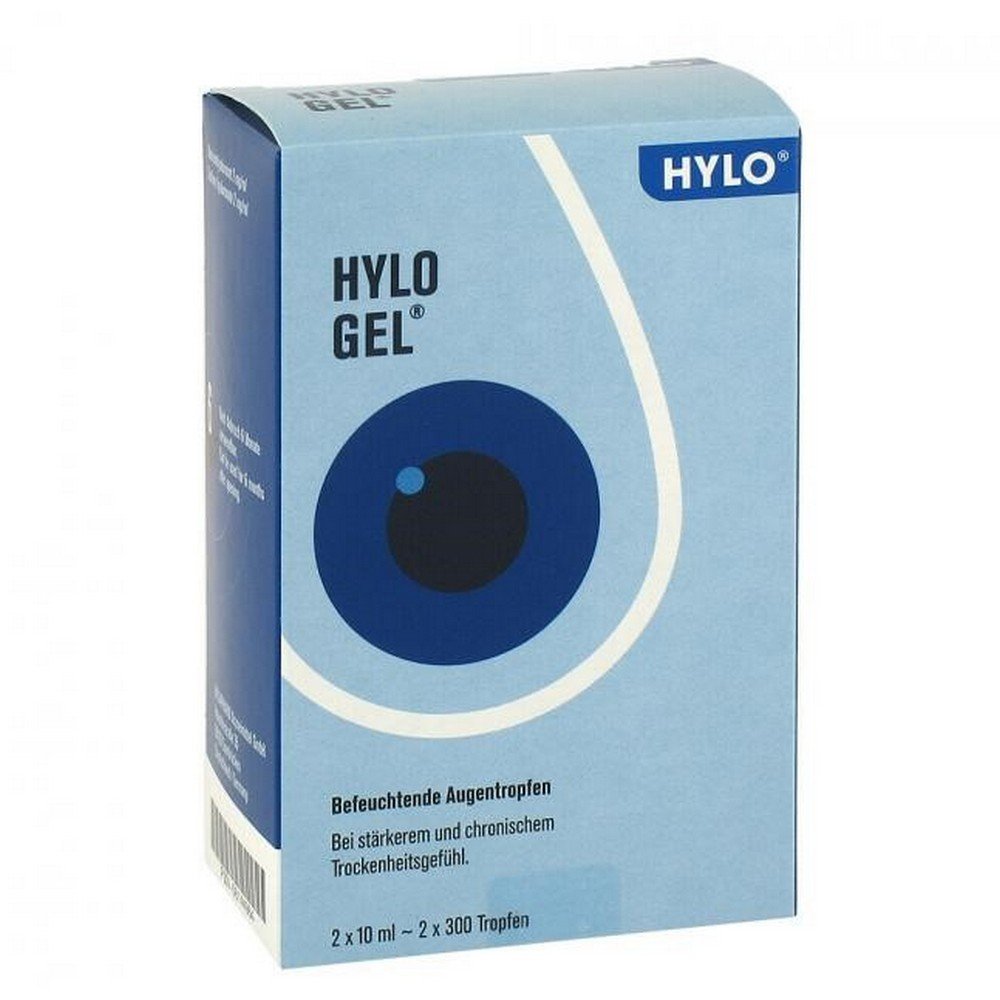 hylo gel eye drops 2x10 ml Hylo-Gel Eye Drops 2 × 10 ml