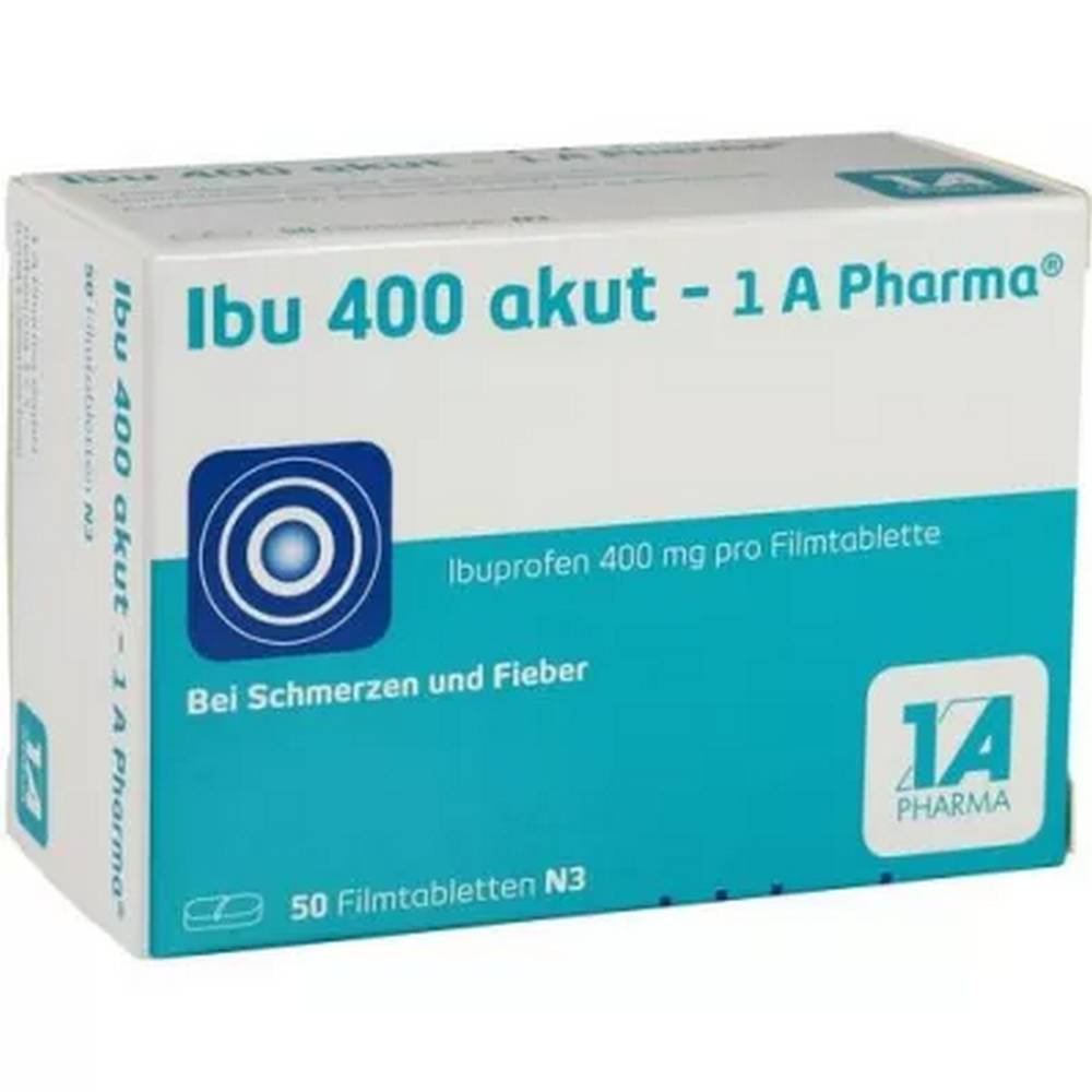 ibu 400 akut 1a pharma 50 pcs IBU 400 Akut 1A Pharma Tablets 50 pcs