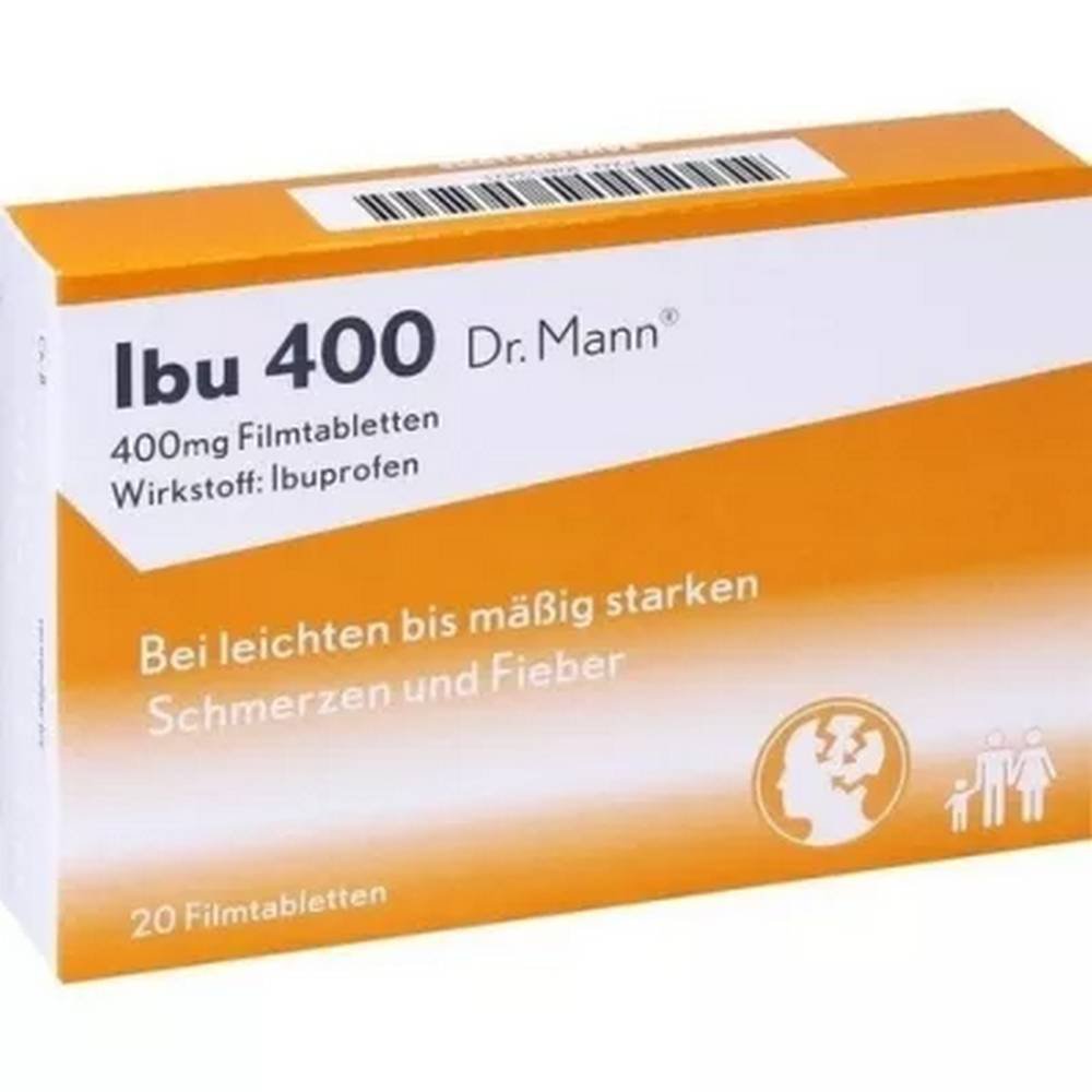ibu 400 drmann 20 pcs IBU 400 Dr. Mann Tablets 20 pcs