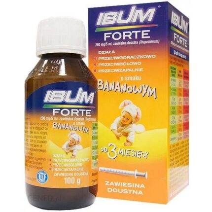 Ibum Forte 200 mg/5 ml Banana Syrup 100 g