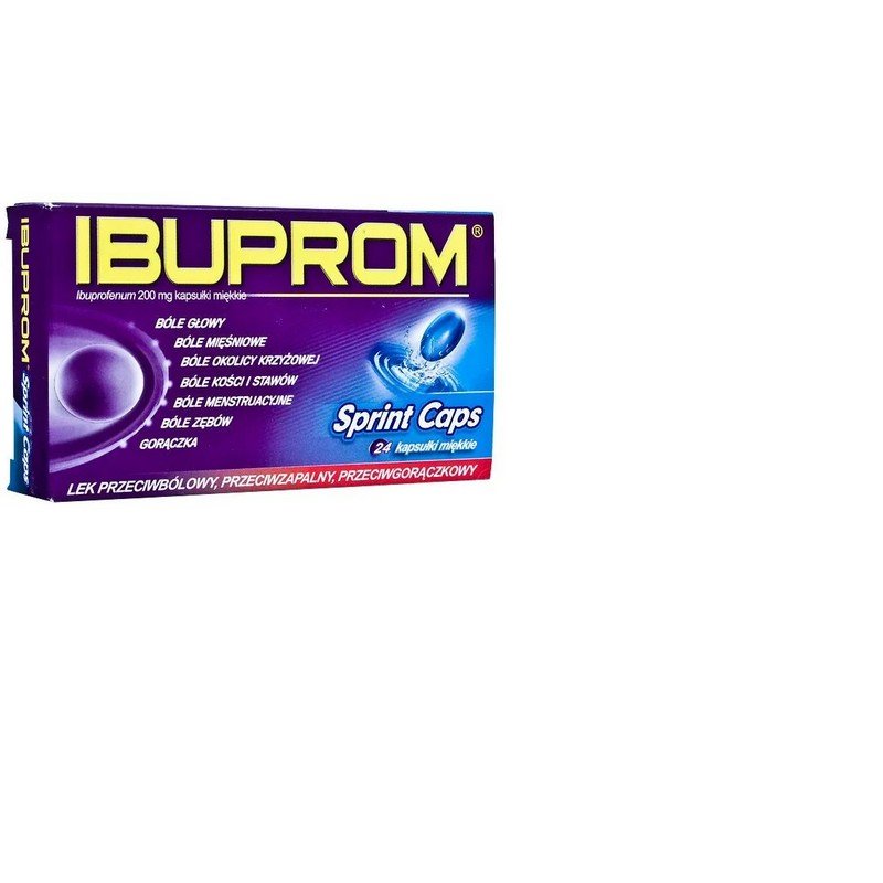 ibuprom sprint 24 caps Ibuprom Sprint capsules 24 pcs