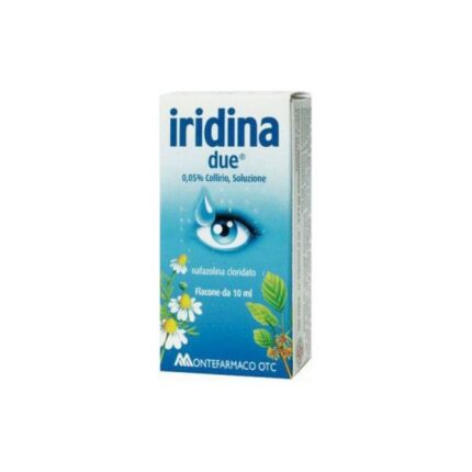 Iridina Due 0.05% Eye Drops, 10 ml — Per Occhi Irritati e Arrossati — Iridina Due