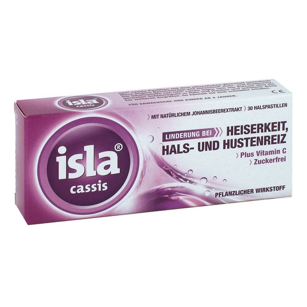 isla cassis pastilles 30 pcs ISLA CASSIS pastilles, 30 pcs
