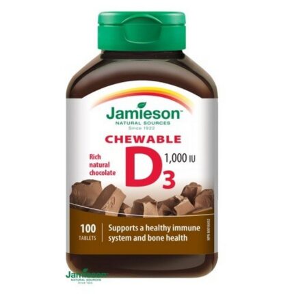 Jamieson Vitamin D3 1000 IU chocolate 100 tab