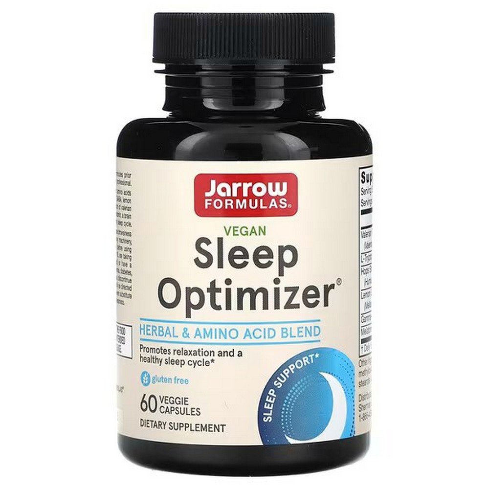 jarrow formulas vegan sleep optimizer 60 veggie capsules Jarrow Formulas Vegan Sleep Optimizer 60 Veggie Capsules