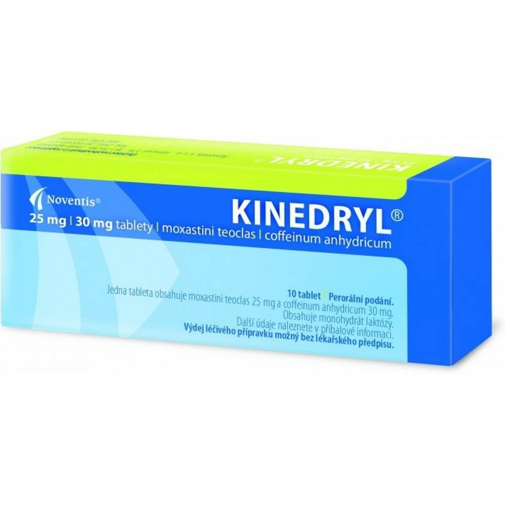 kinedryl 25mg30mg 10 Kinedryl 25 mg / 30 mg Tablets 10 pcs