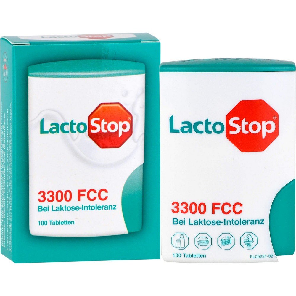 lactostop 3300 fcc tablets click spender 100 pcs Lactostop 3300 FCC Tablets Click Spender 100 pcs