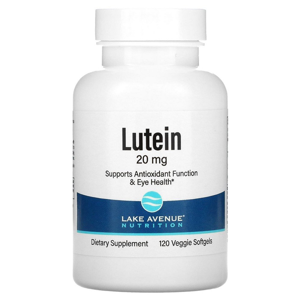 lake avenue nutrition lutein 20 mg 120 vegetable softgels Lake Avenue Nutrition Lutein 20 mg 120 Vegetable Softgels