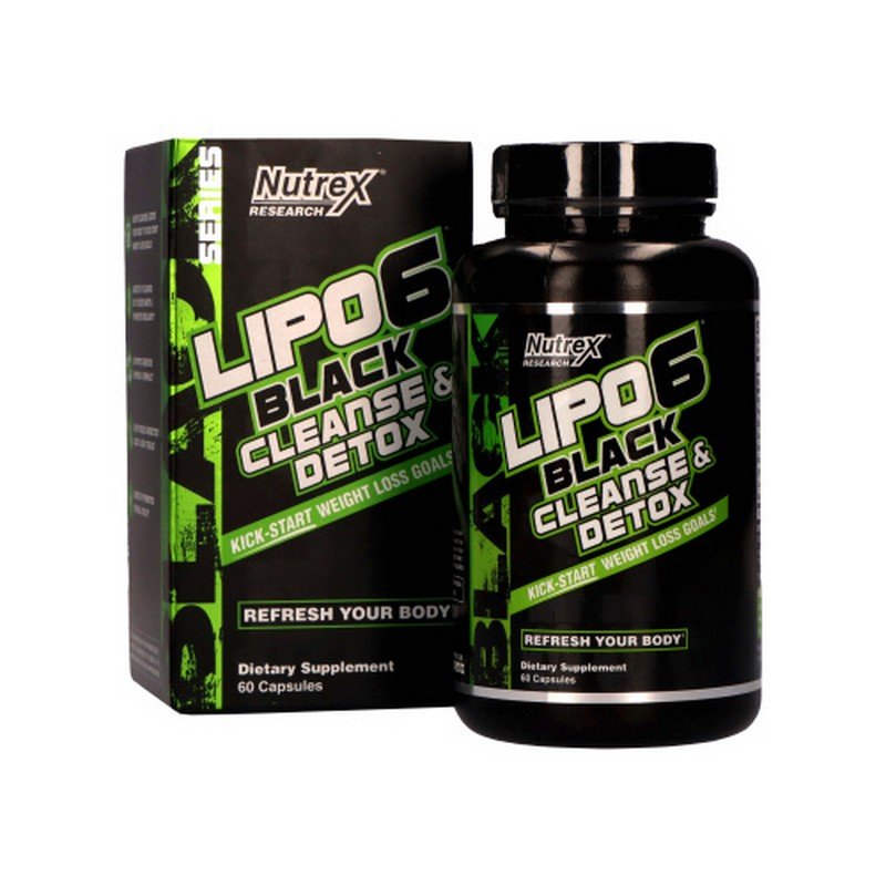 lipo 6 black cleanse detox 60 caps Lipo 6 Black Cleanse and Detox 60 Capsules