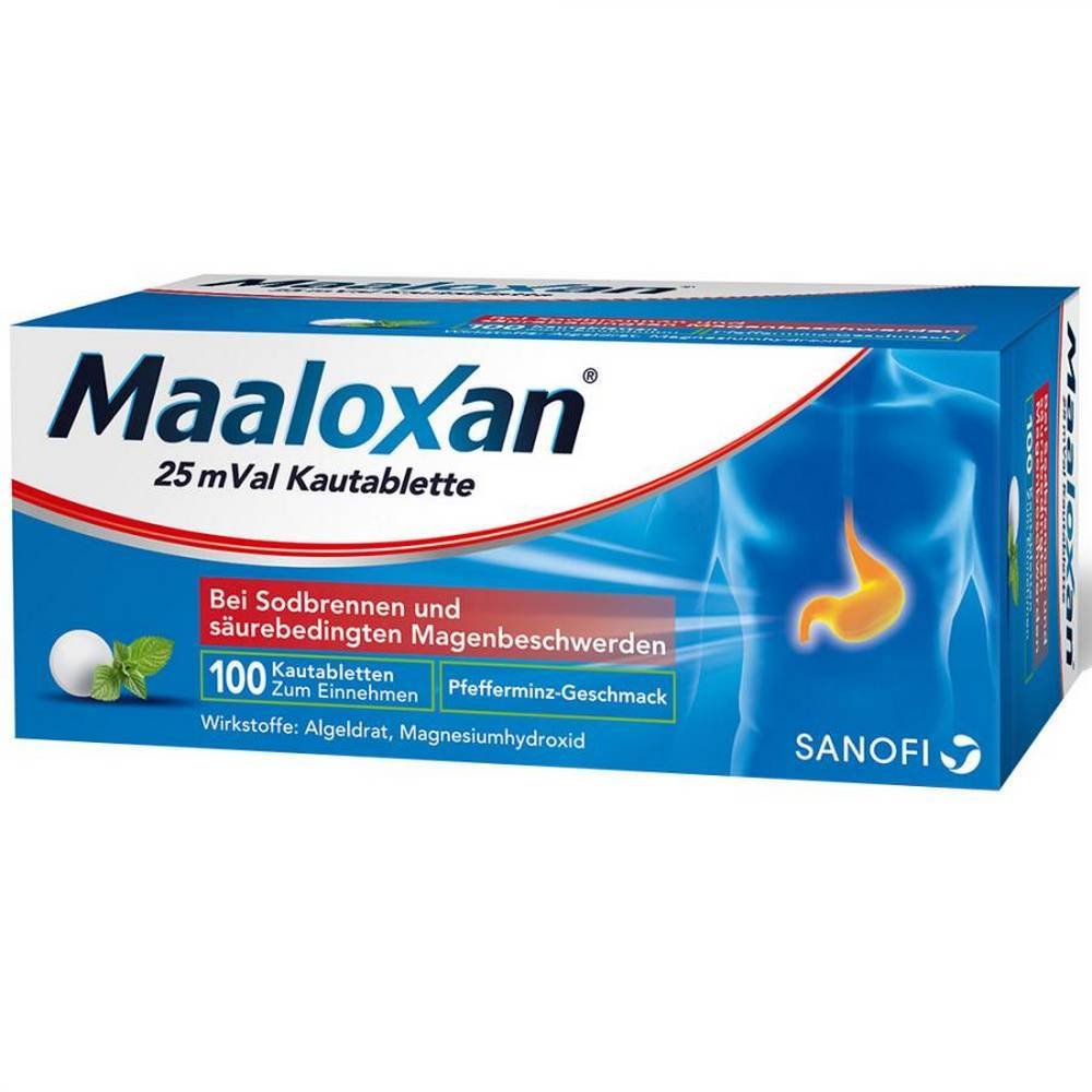 maaloxan 25 mval chewable tablets 100 pcs Maaloxan 25 mVal Chewable Tablets 100 pcs