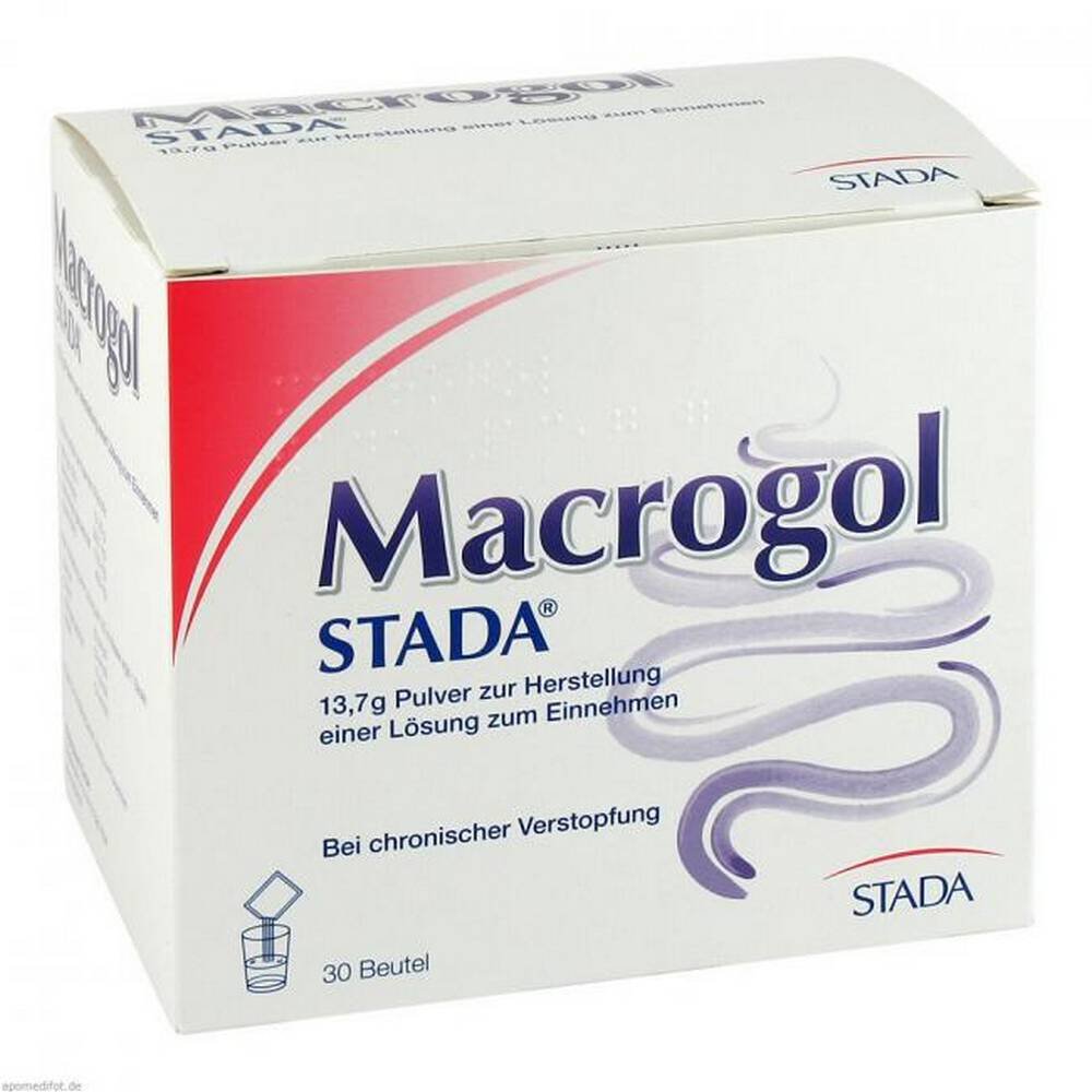 macrogol stada 137 g 30 st Macrogol Stada 13.7 g 30 pcs