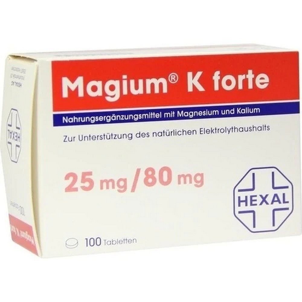 magium k forte tablets 100 pcs MAGIUM K forte tablets