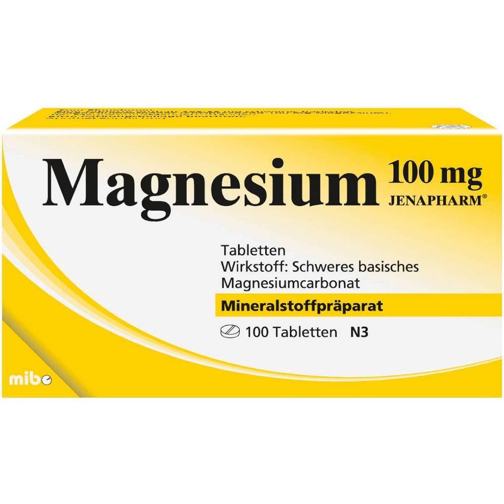 magnesium 100 mg jenapharm tablets 100 pcs MAGNESIUM 100 mg Jenapharm tablets