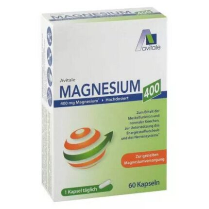 Magnesium 400 mg Capsules 60 Pieces