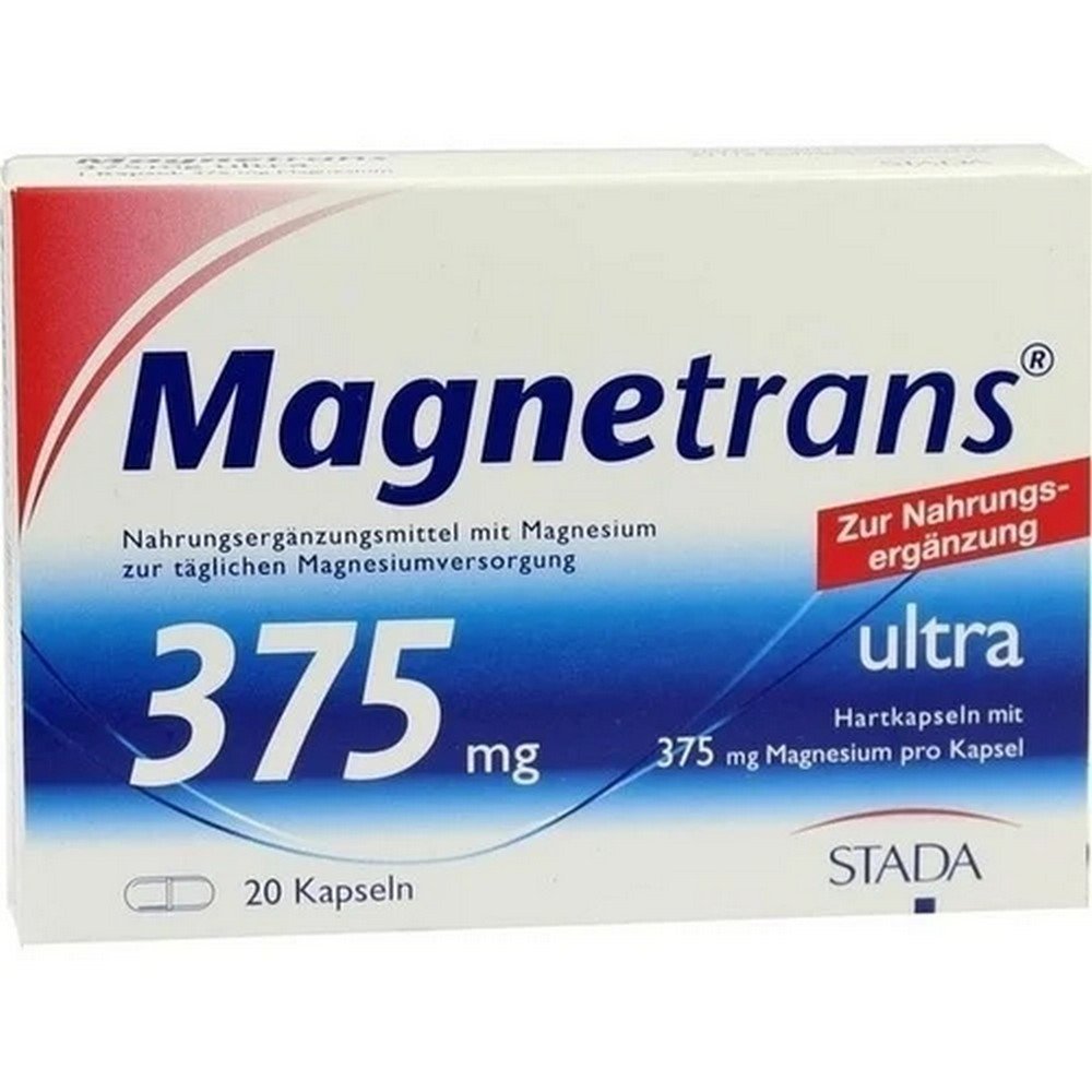 magnetrans 375 mg ultra kapseln 20 pcs MAGNETRANS 375 mg Ultra Kapseln