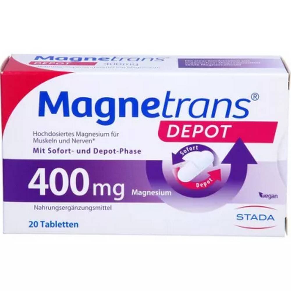 magnetrans depot 400 mg tablets 20 pcs Magnetrans Depot 400 mg Tablets 20 Pieces