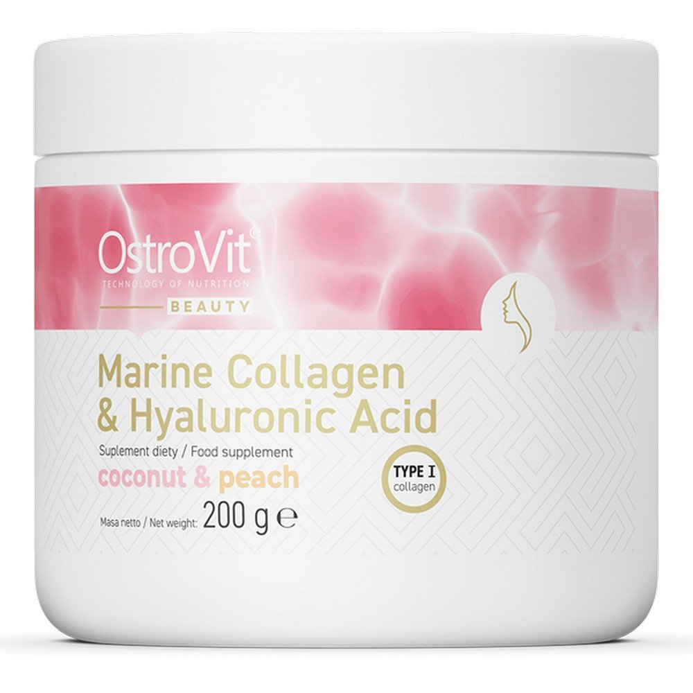 marine collagen hyaluronic acid vit c 200 g ostrovit OstroVit Sea Collagen Hyaluronic Acid Vitamin C 200 g