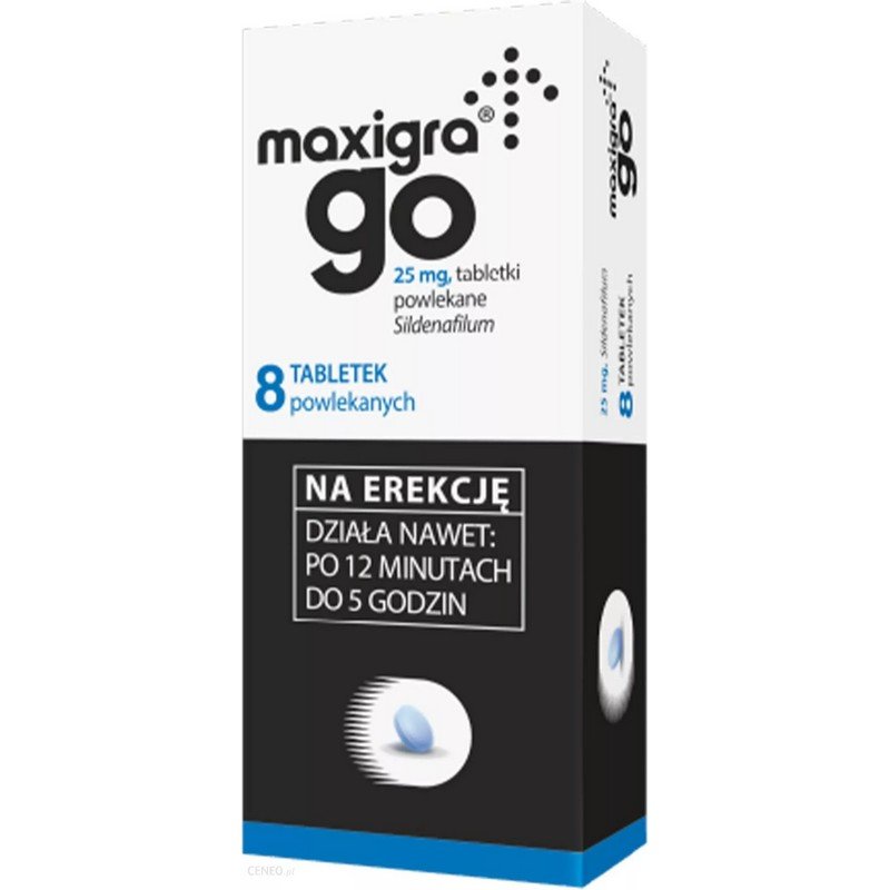 maxigra go 25 mg x 8 tablets Maxigra Go 25 mg tablets 8 pcs