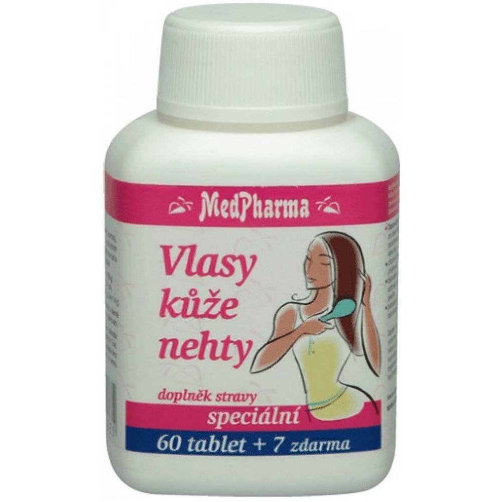 medpharma vlasy kuze nehty 67 MedPharma Hair Skin Nails 67 Tablets