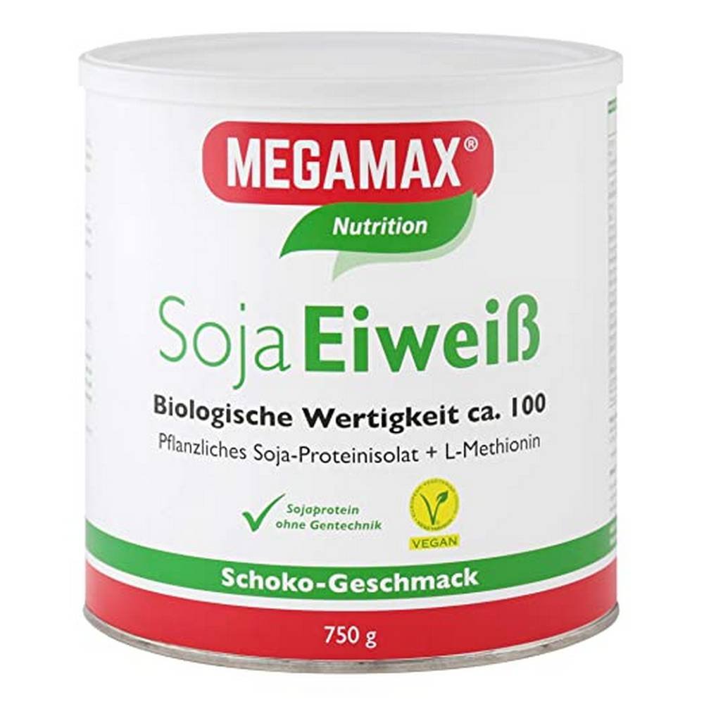 megamax soy protein chocolate powder 750 g MEGAMAX soy protein chocolate powder, 750 g