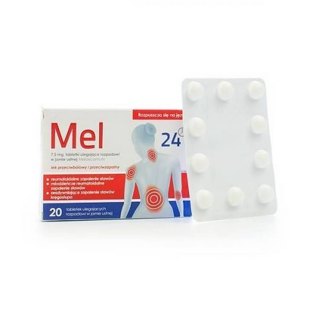 mel 75 mg orodispersible tablets 20 pcs Mel 7.5 mg Orodispersible Tablets 20 pcs