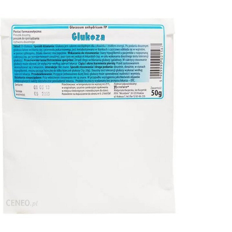 microfarm glucose powder 50 g Microfarm Glucose Powder 50 g