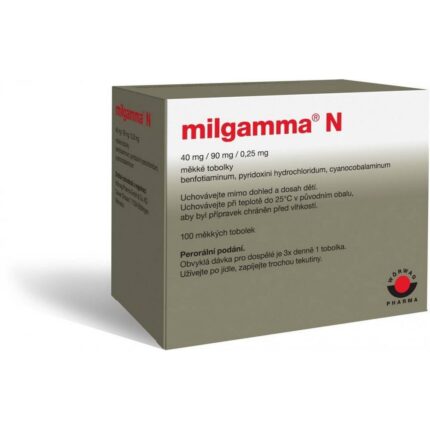 Milgamma N 40 mg / 90 mg / 0.25 mg Tablets 100 pcs