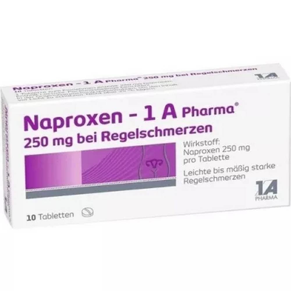 naproxen 1a pharma 250 mg 10 pcs NAPROXEN-1A Pharma 250 mg — 10 pcs