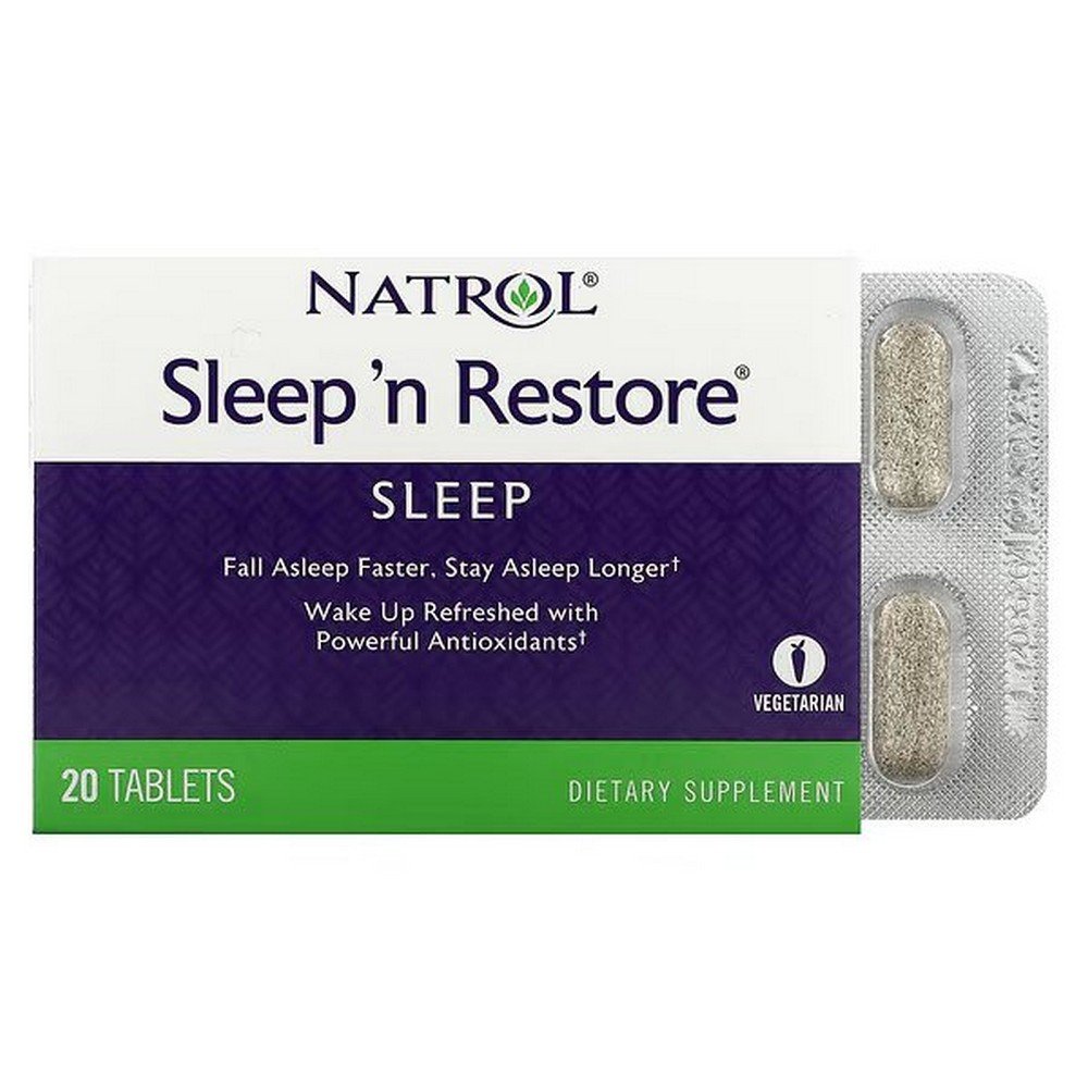 natrol sleep n restore 20 tablets Natrol Sleep ’n Restore 20 Tablets