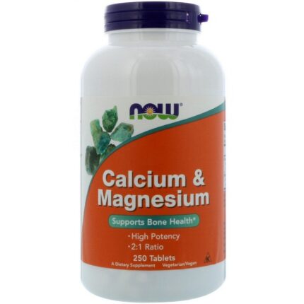 Now Calcium & Magnesium, 250 tab