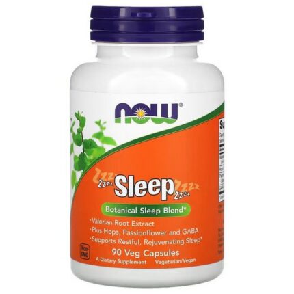 NOW Foods Sleep Botanical Sleep Blend 90 Vegetarian Capsules