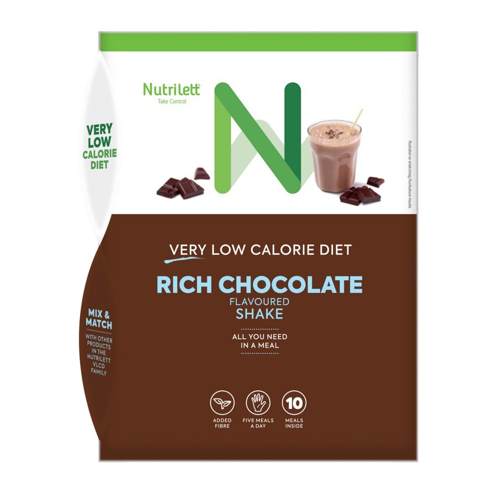 nutrilett shake rich chocolate 10x35g Nutrilett Shake Rich Chocolate, 10 × 35 g