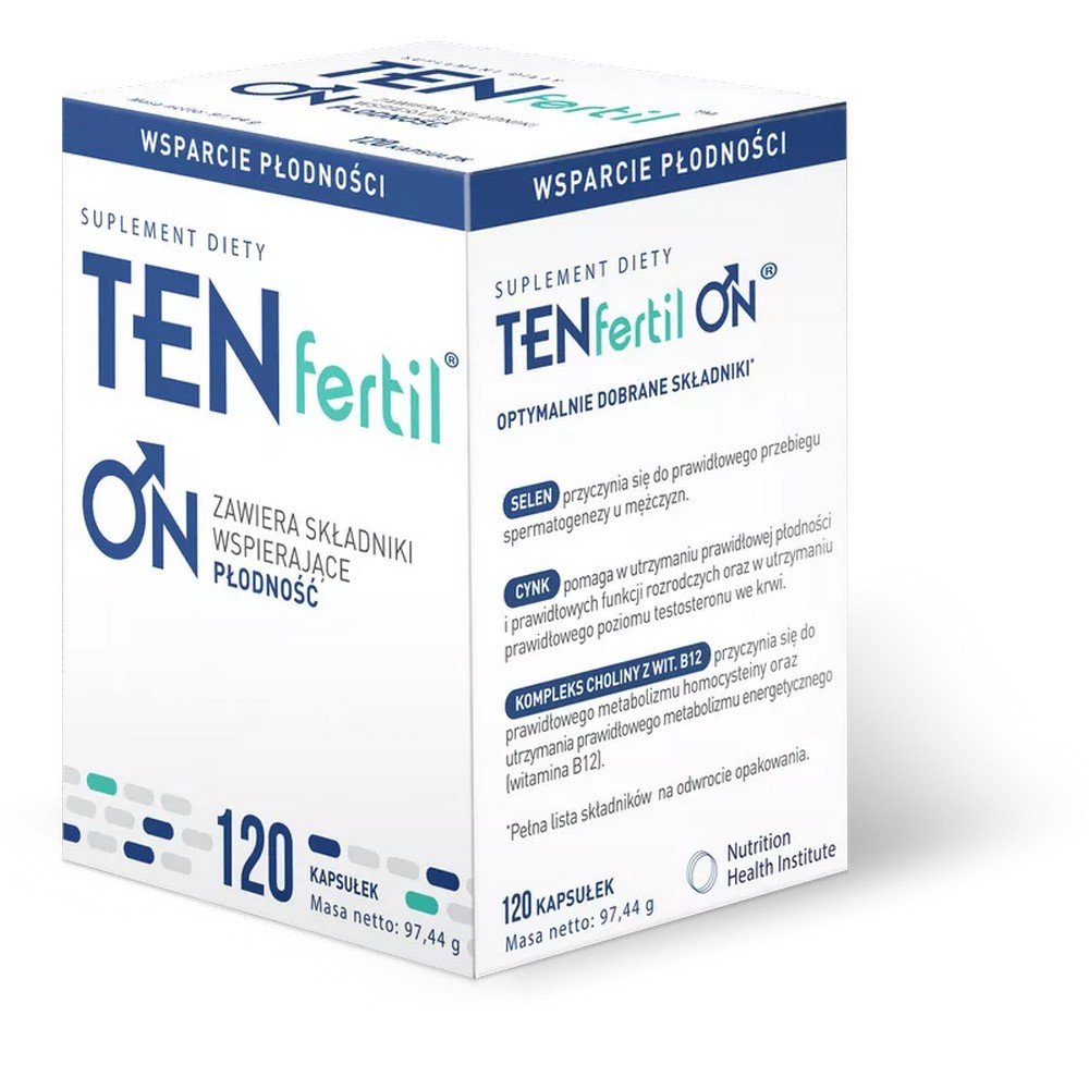 nutrition health institute tenfertil on 120 caps Nutrition Health Institute TENfertil ON 120 Capsules