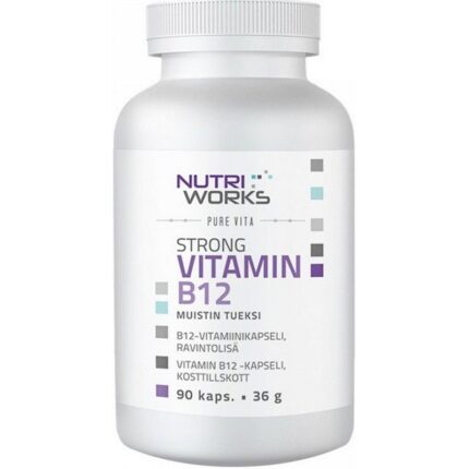 NutriWorks Strong Vitamin B12 90 caps