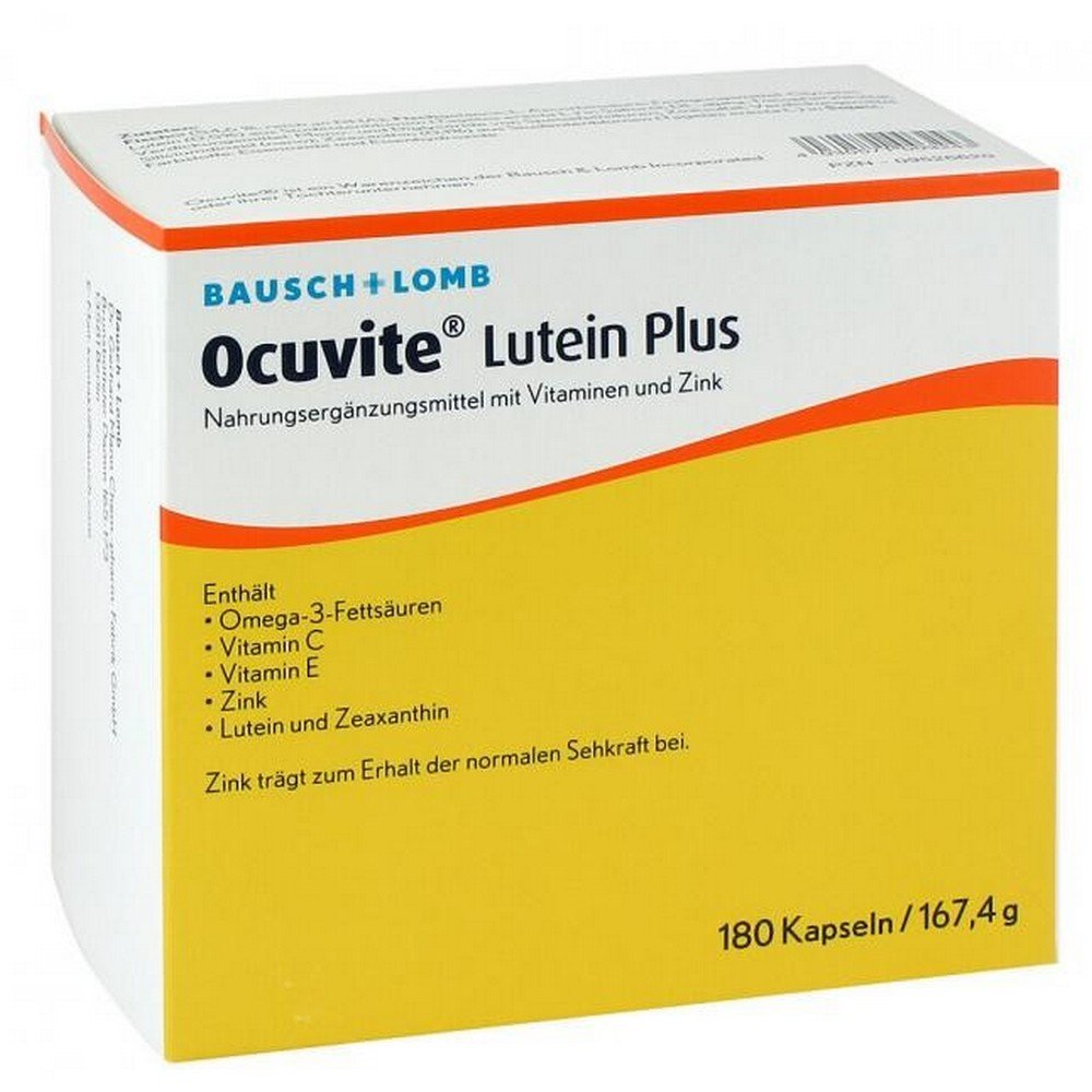 ocuvite lutein plus capsules 180 pcs Ocuvite Lutein Plus Capsules 180 pcs