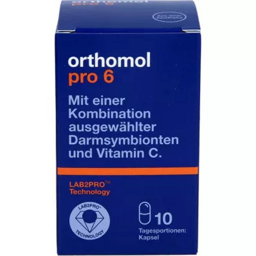 orthomol pro 6 capsules 10 pcs Orthomol Pro 6 Capsules 10 Pieces