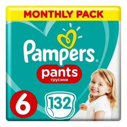 Pampers Pants 6, diaper pants for children (15+ kg), 132 pcs.