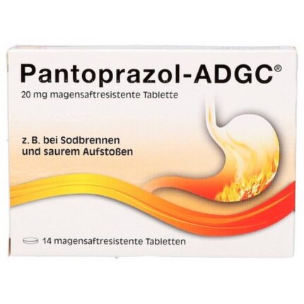 Pantoprazol ADGC 20 mg Gastro-Resistant Tablets 14 pcs
