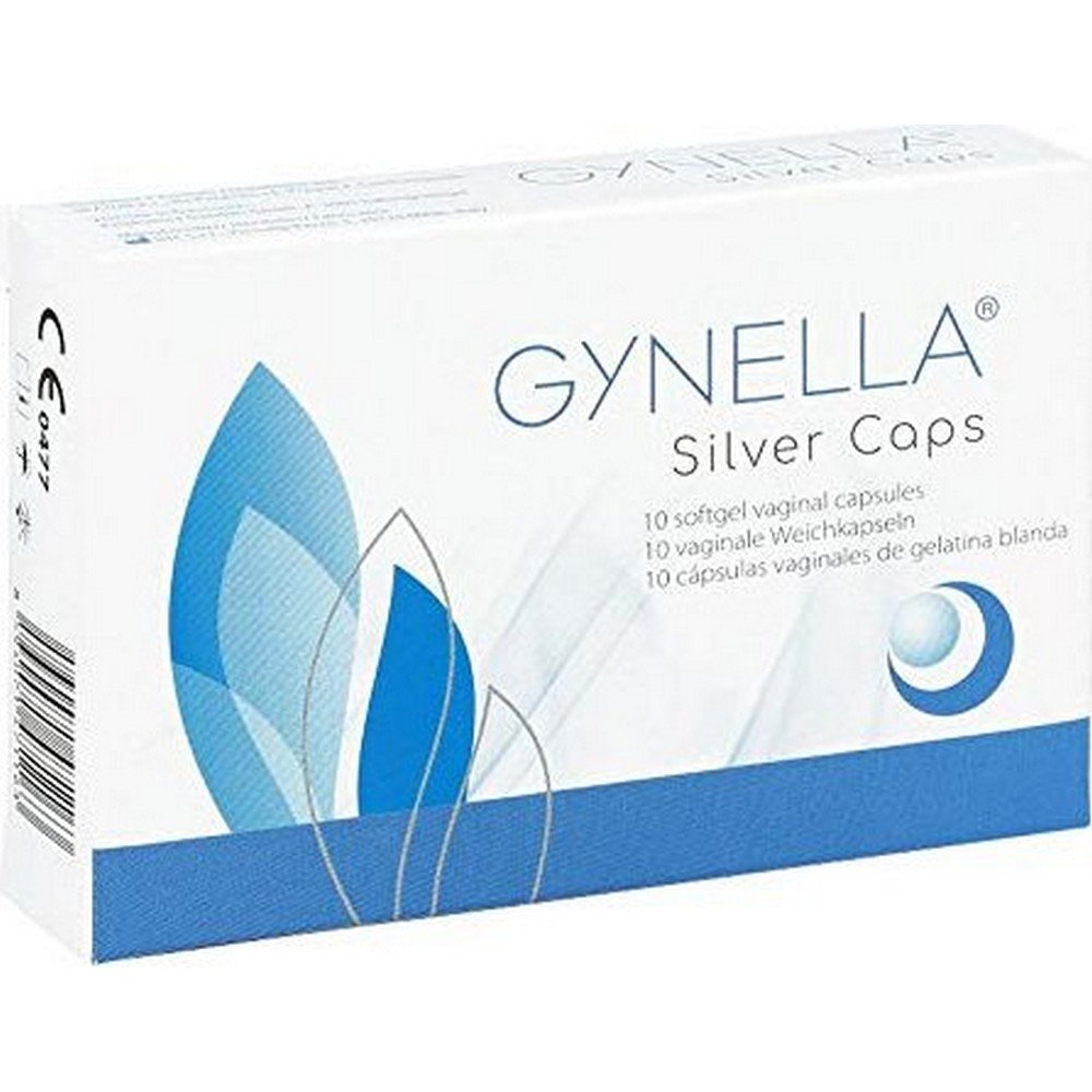 pelpharma gynella silver caps capsules 10 pieces Pelpharma Gynella Silver Caps Capsules 10 pcs