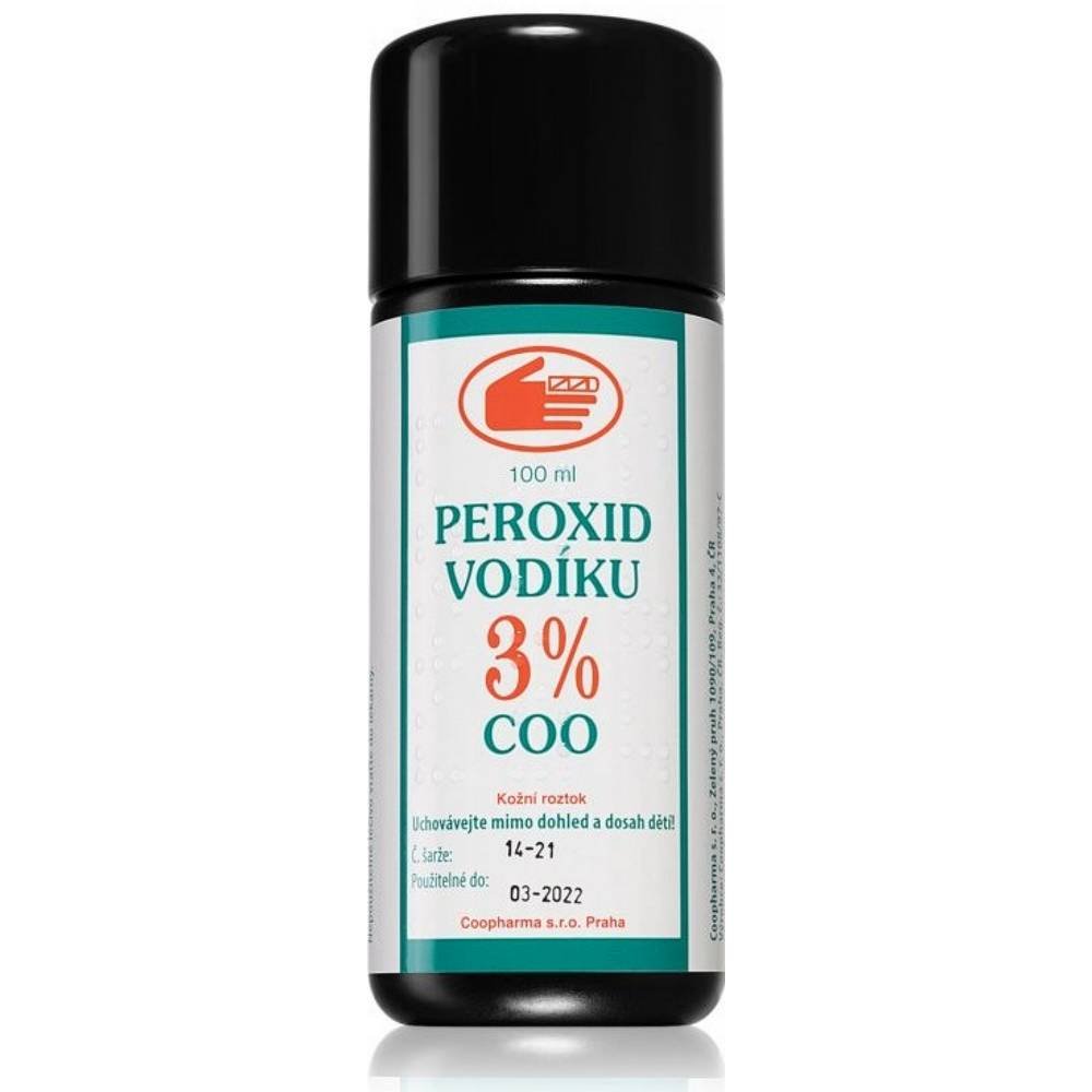 peroxid vodiku coo 3 100ml Peroxid Vodíku COO 3% Solution 100 ml