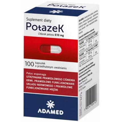 Potazek Potassium Chloride 100 Capsules