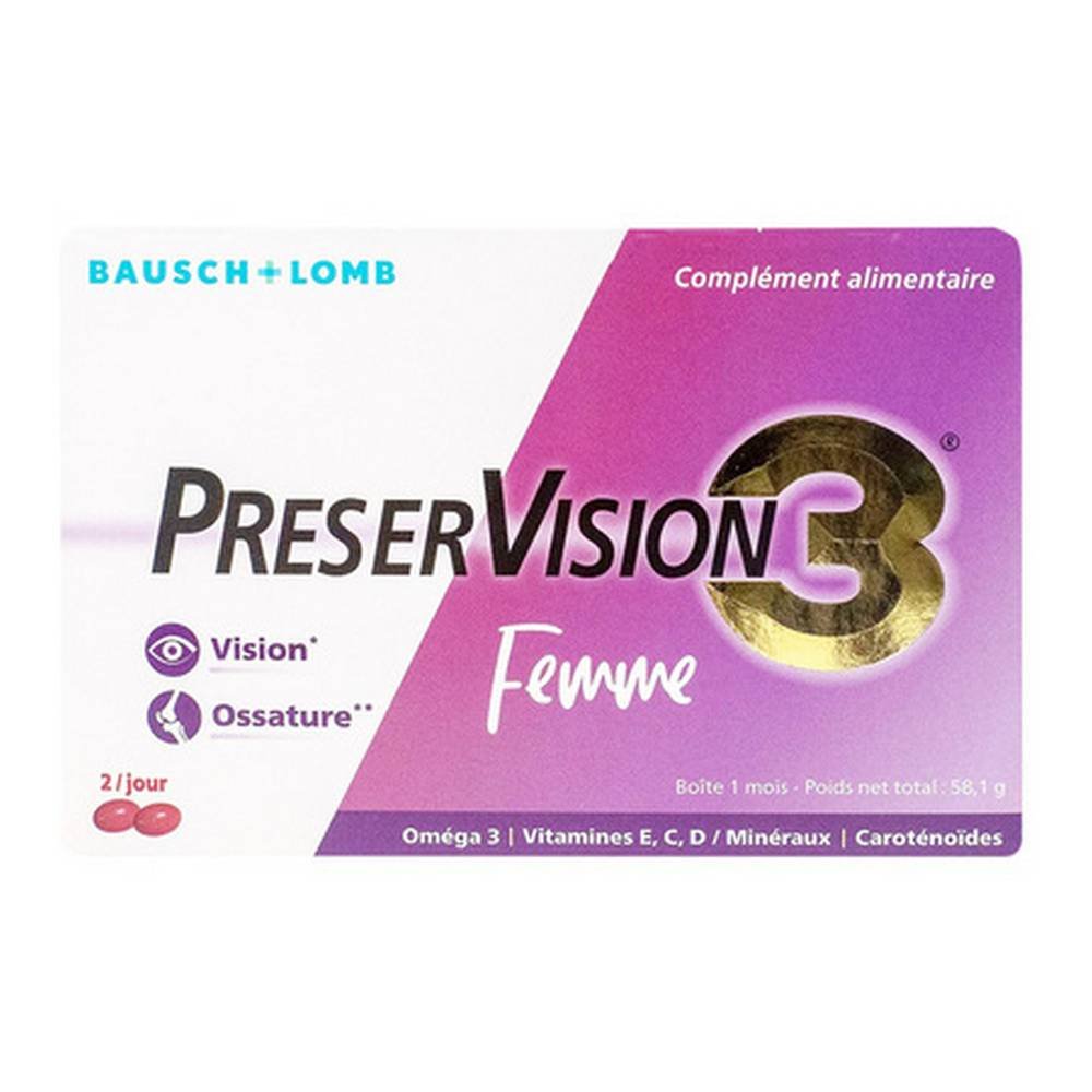 preservision 3 women 60 preservision 3 femme PreserVision 3 Women – 60 Capsules
