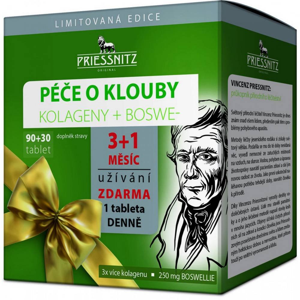 priessnitz kolagboswellie pece o klouby tablet 9030 Priessnitz Collagen + Boswellia Joint Care Tablets 90+30