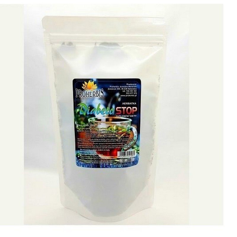 proherbis tea diabetostop 100 g Proherbis DiabetoStop Herbal Tea 100 g