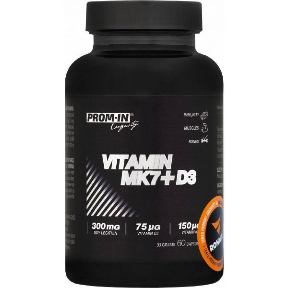 prom in vitamin mk7 d3 60 Prom-In Vitamin MK7 + D3 60 Capsules