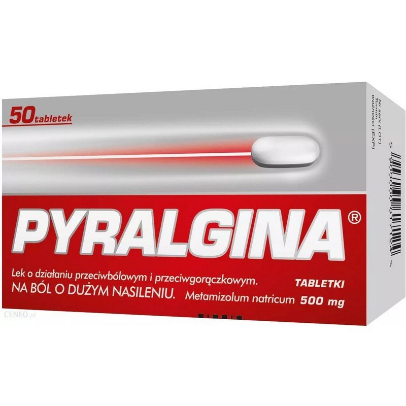 pyralgina 500 mg x 50 tablets Pyralgina 500 mg tablets 50 pcs