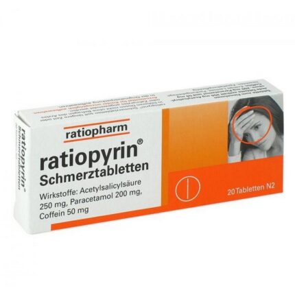 Ratiopyrin Painkillers 20 pcs
