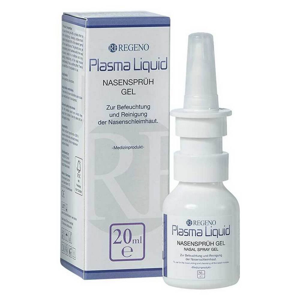 regeno plasma liquid nasenspruh gel 20mlregeno plasma liquid nasal spray gel Regeno Plasma Liquid Nasensprüh-Gel — 20 ml (Regeno Plasma Liquid nasal spray gel)