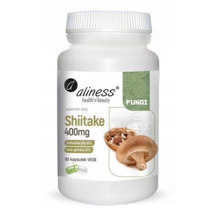 Aliness Reishi 400 mg 90 Capsules VEGE Beta-glucans